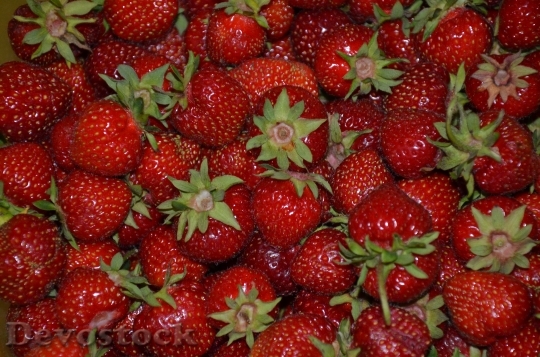 Devostock Strawberries Fruit Sweet Red