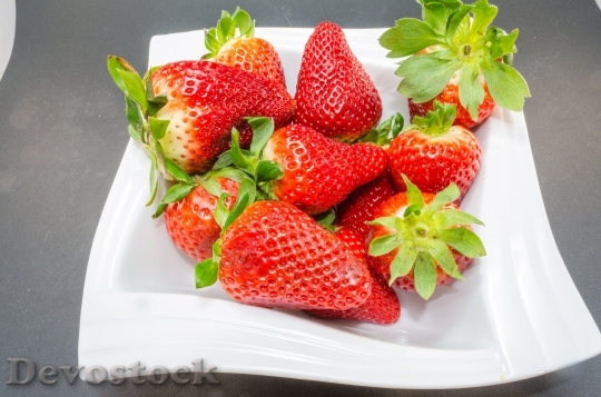 Devostock Strawberries Fruit Tasty Sweet