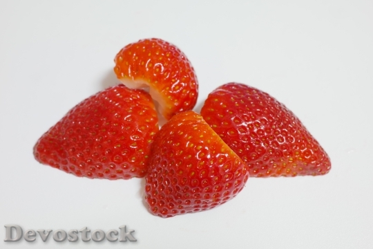 Devostock Strawberries Fruits Red Fruit 1