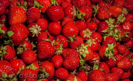 Devostock Strawberries Fruits Sweet Red