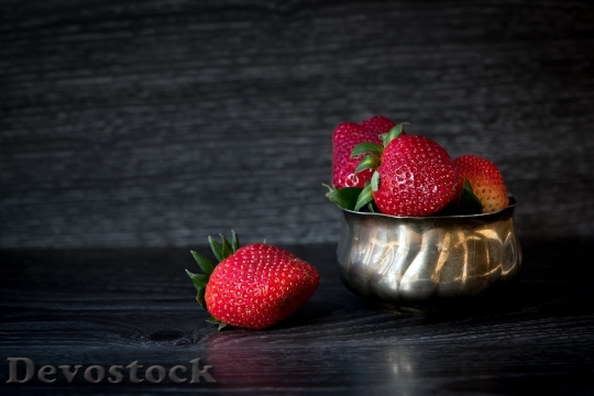 Devostock Strawberries Red Delicious Fruits 0