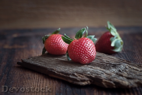 Devostock Strawberries Red Eat Fruit