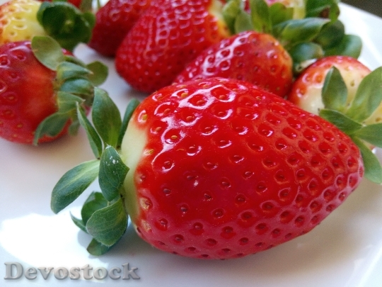 Devostock Strawberries Red Food 981247