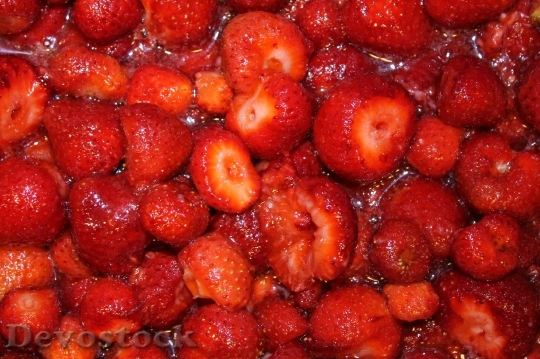 Devostock Strawberries Red Fruits Delicious