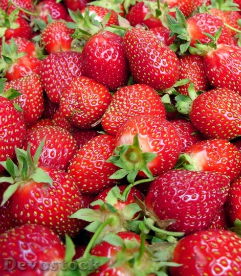 Devostock Strawberries Red Summer Fruit 0