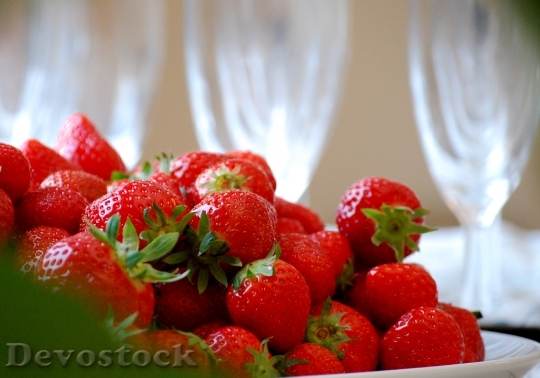 Devostock Strawberries Strawberry Fruit Red