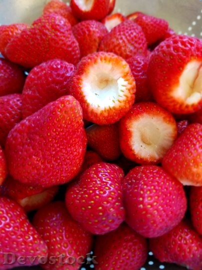 Devostock Strawberries Strawberry Red Seeds 1