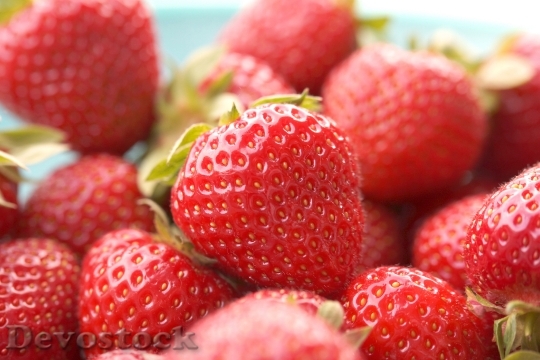Devostock Strawberries Summer Sweet Delicious