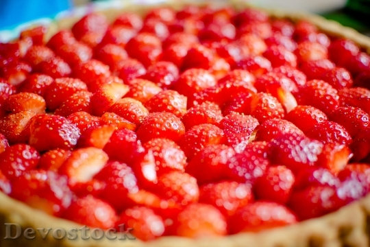 Devostock Strawberry Cake Strawberries Cake
