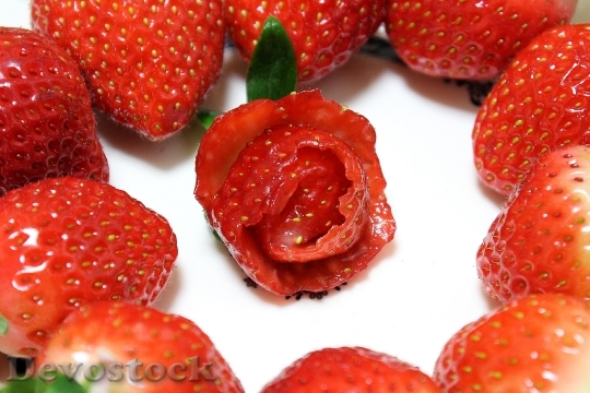 Devostock Strawberry Fruit Food Healthy 0