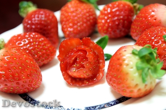 Devostock Strawberry Fruit Food Healthy