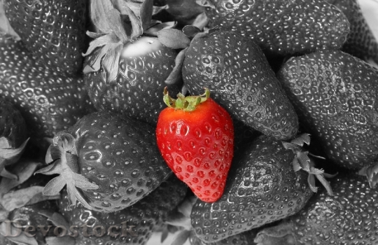 Devostock Strawberry Fruit Food Vitamins