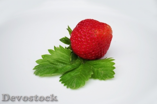 Devostock Strawberry Fruit Red Eat