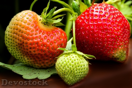 Devostock Strawberry Fruit Red Fruits 1