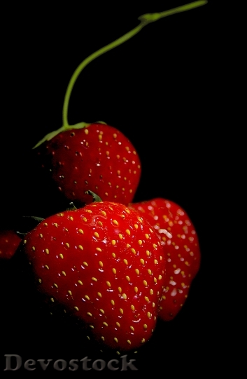 Devostock Strawberry Fruit Red Sweet 0