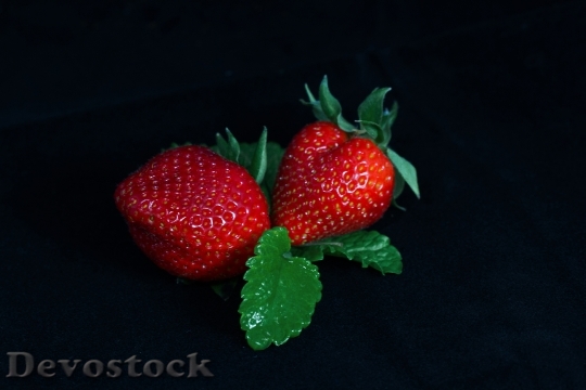 Devostock Strawberry Fruit Red Sweet 3