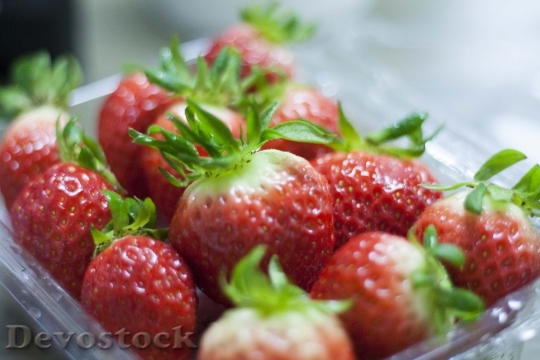 Devostock Strawberry Fruit Vegetables