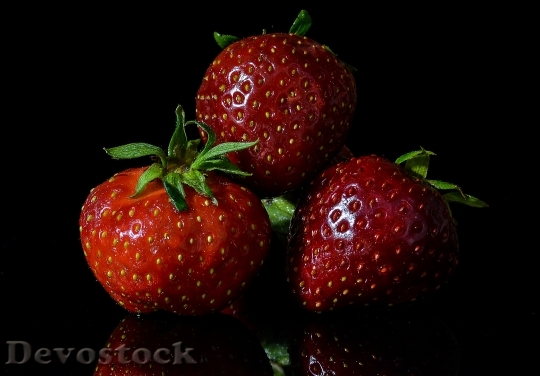 Devostock Strawberry Strawberries Fruit Food