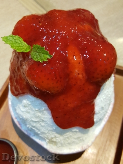 Devostock Strawberry Sweet Fruit Dessert