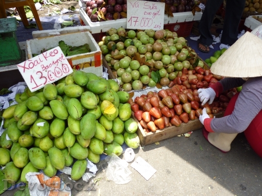 Devostock Street Fruit Vendor Fresh