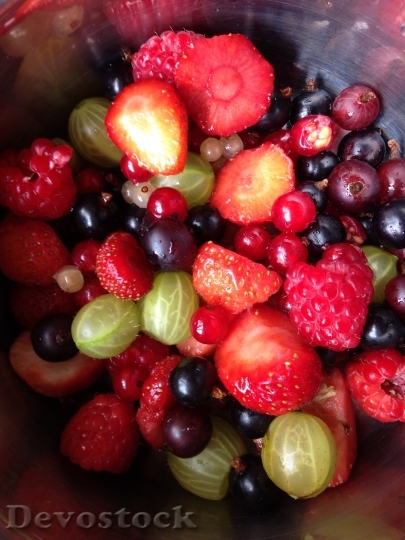 Devostock Summer Fruits Berries Healthy