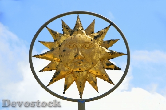 Devostock Sun God Symbol Sign