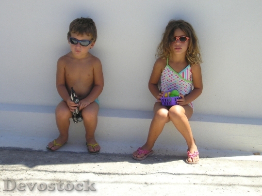 Devostock Sunny Day Kids Sunglasses