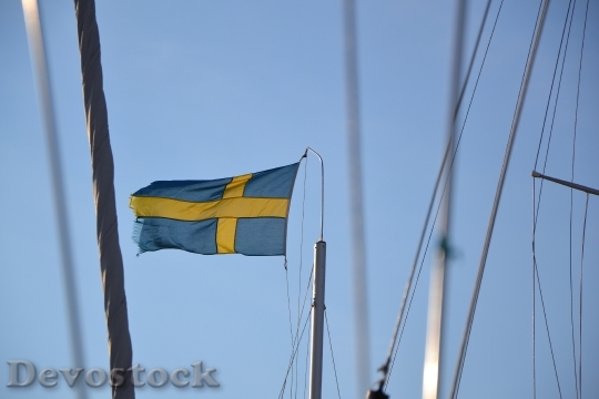 Devostock Swedish Flag Flag Sweden