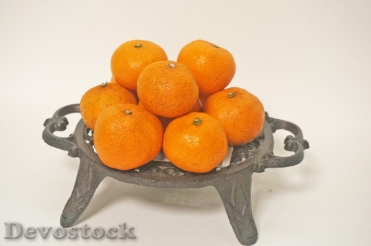 Devostock Tangerine Citrus Orange Fruit
