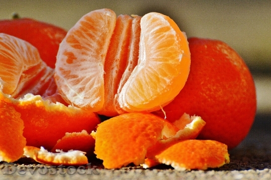 Devostock Tangerines Fruit Citrus Fruit 3