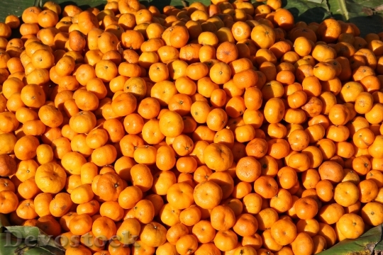 Devostock Tangerines Orange Food Eat