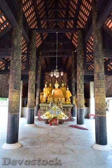 Devostock Temple Buddha Bless Measure