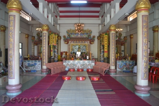 Devostock Temple Chinese Prayer Asia