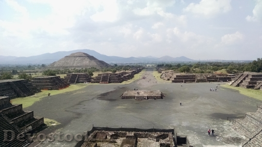 Devostock Teotihuacan Temple Pyramid Ancient