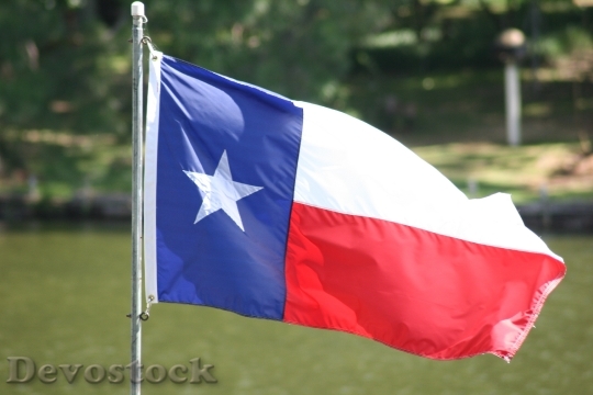 Devostock Texas Flag Texas Flag