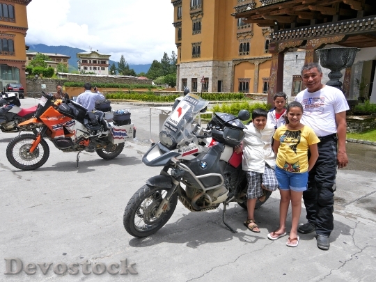 Devostock Thai Family Bikers Bhutan
