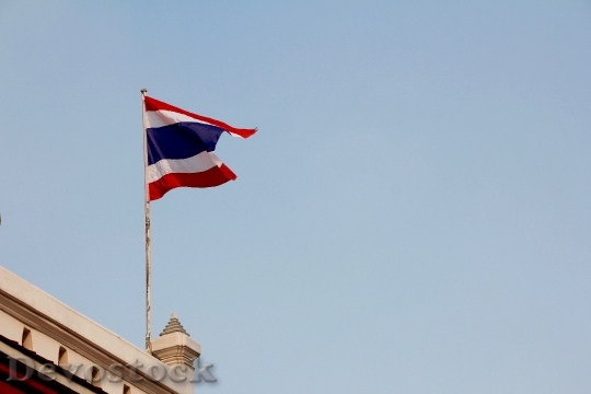 Devostock Thailand Flag Roof Building