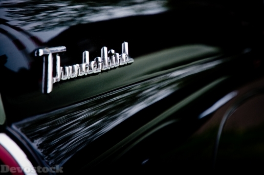 Devostock Thunderbird Name Ford Car