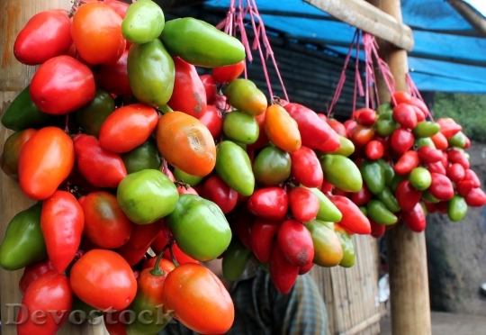 Devostock Tomatoes Fruit Vegetable Red