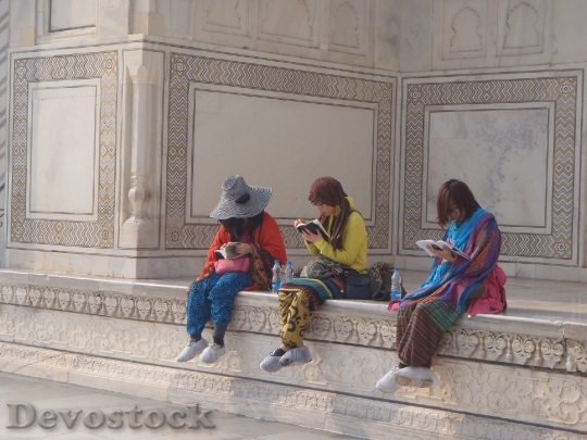 Devostock Tourist Taj Mahal Palace
