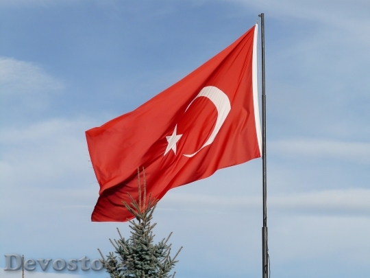 Devostock Turkey Turkish Flag Flag 0