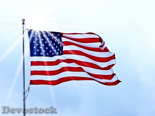 Devostock Usa Flag Flag Usa