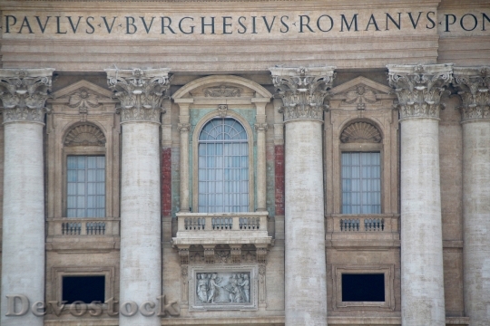 Devostock Vatican Pope Balcony Saint