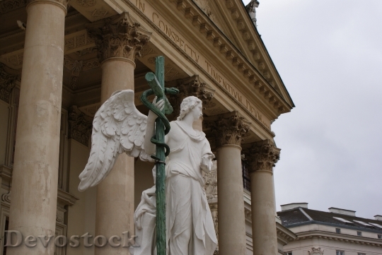 Devostock Vienna Architecture Church Statue