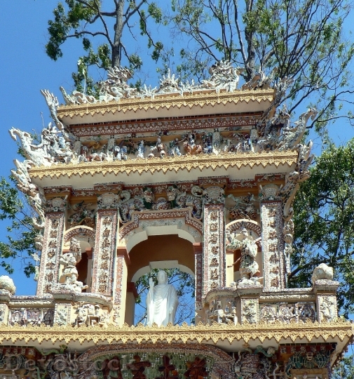 Devostock Viet Nam Temple Portico