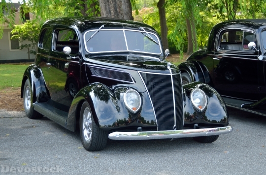 Devostock Vintage Automobile Classic Car
