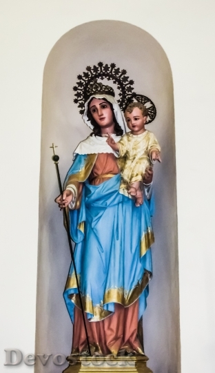 Devostock Virgin Mary Jesus Christ 2