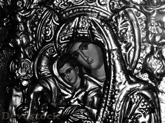Devostock Virgin Orthodoxy Picture Metal