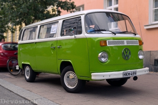 Devostock Volkswagen Old Van Car