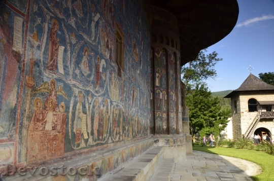 Devostock Voronet Monastery Fresco Church